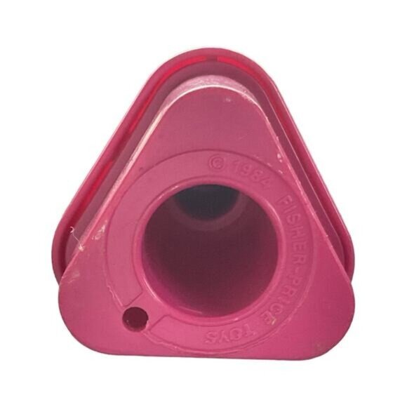 1984 Fisher Price #413 Shape Sorter Playground replacement Bear Purple Triangle - Picture 2 of 5